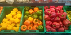 Bell pepper; red,green,orange & yellow